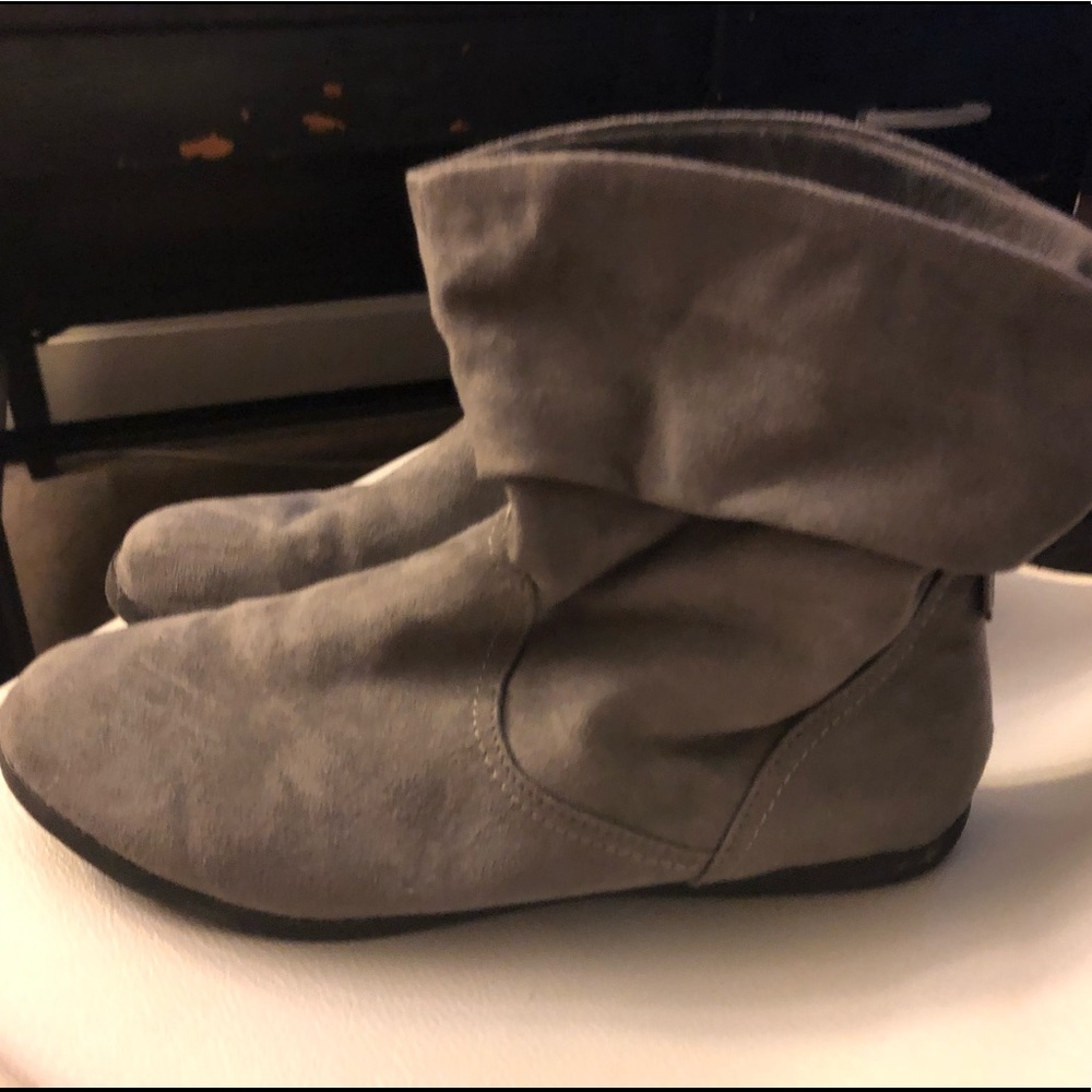 Grey booties